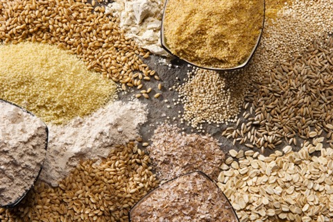Wheat grains